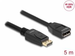 Delock Cablu prelungitor Displayport 4K60Hz T-M 5m, Delock 80004 (80004)