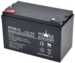 POWER KINGDOM 12V 100Ah akkumulátor