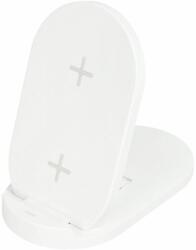  Vezeték nélküli töltő Q900, 15W, asztali, fehér