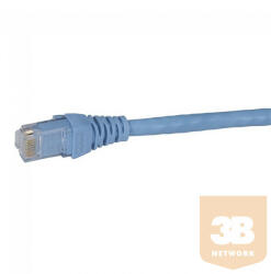 Legrand patch kábel - Cat6, árnyékolt, F/UTP, 3m, világos kék, réz, PVC, LinkeoC (632876)