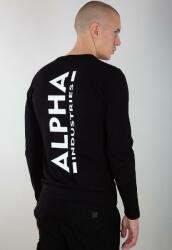 Alpha Industries Back Print Heavy LS - black