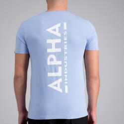 Alpha Industries Backprint T - light blue