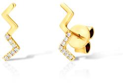 SAVICKI fülbevaló: arany és gyémántok - savicki - 96 415 Ft