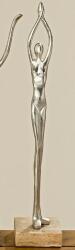 Statueta Balet argintie 10/10/52 cm (1002995BTC)