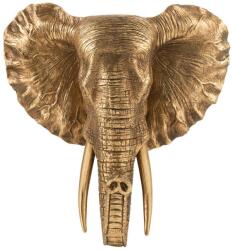  Deco perete elefant auriu 41, 5/25/42, 5 cm (95566)