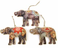 Set 3 deco pandantiv Elephant 16x10 cm (10488)