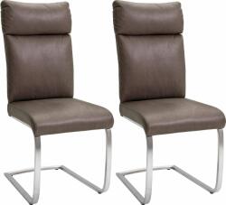  Set 2 scaune Rabea maro 46/62/106 cm (587003)