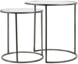  Set 2 masute Duarte argintii (6724923) Masa de cafea