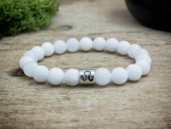 R. M. ékszer Oroszlán horoszkópos tejkvarc karkötő (1038RM16)