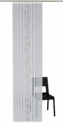 Perdea glisanta Flora-Gerade alba 180/60 cm (603069/2)