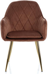 Scaun Hero catifea maro (SC717COFFEE_45)
