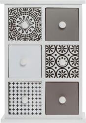  Cutie de bijuterii cu 6 sertare 21/30/9 cm (68578657)