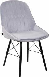 Set 2 scaune Janique catifea albastre 52/60/87 cm (79686812)