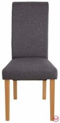 Set 2 scaune Rito tiago gri tapiterie stofa 48/68/101 cm (371664)
