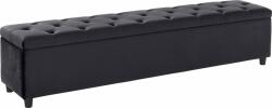  Bancuta cu spatiu de depozitare Relaxy gri 180/41, 5/40 cm (37873209)