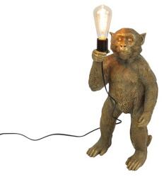  Lampa de podea aurie Monkey 27/25/55 cm (45736SI)