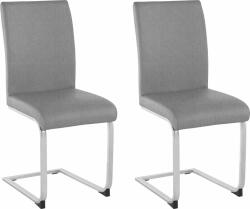  Set 2 scaune Charissa gri stofa 44/54, 5/94 cm (41272318)