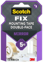 3M Banda dublu adeziva montare oglinzi, 19 mm x 1.5 m, SCOTCH Fix 3M
