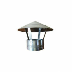 DSH Capac terminal simplu pentru cos fum, Inox (VEN-486081)