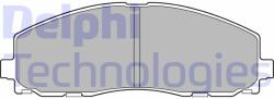 DELPHI set placute frana, frana disc DELPHI LP2694 (LP2694)
