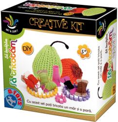 D-Toys Set de Tricotat Forme de Fructe - Set creativ (66565)