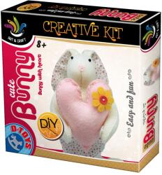 D-Toys Set creativ de cusut iepuras cu inimioara - Cute Bunny (68040)