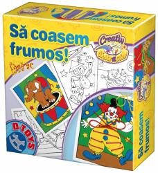 D-Toys Să coasem frumos fără ac - Set creativ (61126)