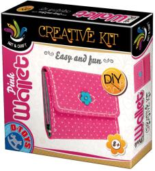D-Toys Set creativ de cusut portofel roz - Pink Wallet (68613)