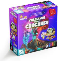 D-Toys Joc Vulcanul cu Lava Curcubeu - Joc educativ, 12 experimente nemaipomenite (79534)