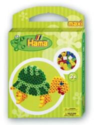 Hama Set 350 mărgele de călcat Hama Maxi și planșetă - Țestoasă - Set creativ (8760)
