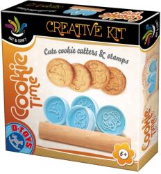 D-Toys Set creativ cu forme de preparat biscuiti - Cookie Time (68323) Bucatarie copii