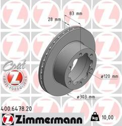 ZIMMERMANN Disc frana ZIMMERMANN COAT Z 400.6478. 20 (400.6478.20)