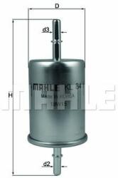 MAHLE filtru combustibil MAHLE KL 84 (KL 84) - automobilus