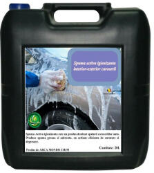  Spuma activa igienizanta pentru interior-exterior caroserie Arca Lux, Bidon 20L (PFDSAIIEX100)