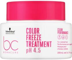 Schwarzkopf Mască pentru păr vopsit - Schwarzkopf Professional Bonacure Color Freeze Treatment pH 4.5 200 ml