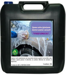  Spuma activa igienizanta pentru interior-exterior caroserie PARFUMATA Arca Lux, Bidon 20L (PFDSAIIEXPP100)