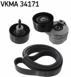 SKF Set curea transmisie cu caneluri SKF VKMA 34171 (VKMA 34171) - automobilus