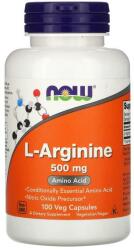 NOW Aminoacid L-Arginina, 500 mg - Now Foods L-Arginine Veg Capsules 100 buc