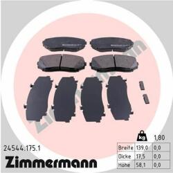 ZIMMERMANN set placute frana, frana disc ZIMMERMANN 24544.175. 1 - automobilus