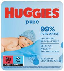 Huggies Șervețele umede pentru copii Pure, 3x56buc - Huggies