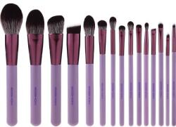 Eigshow Beauty Set pensule pentru machiaj, 15 buc - Eigshow Beauty Smoke Purple Brush Kit 15 buc