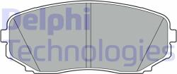 DELPHI set placute frana, frana disc DELPHI LP3399 (LP3399)