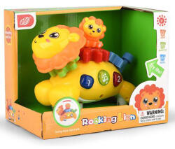 Magic Toys Ringató oroszlán bébijáték fény és hang effektekkel (MKM225076)
