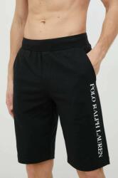 Ralph Lauren rövid pizsama fekete, férfi, nyomott mintás - fekete M - answear - 19 990 Ft