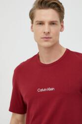 Calvin Klein Underwear pizsama póló piros, nyomott mintás - piros M