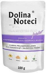 Dolina Noteci Dolina Noteci Premium kis fajtáknak Junior nyúlmájban és szarvasfarkban gazdag Junior zacskó 100g