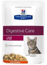 Hill's HILL'S PD Prescription Diet Feline i/d 85 g csirkével - tasak