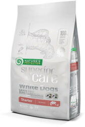 Nature's Protection NATURES PROTECTION Superior Care White Dogs Gabonamentes Lazac Starter Minden fajtának 10kg