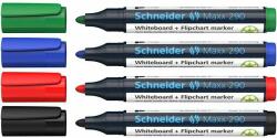 Schneider Tábla- és flipchart marker készlet, 2-3 mm, kúpos, SCHN (129094)