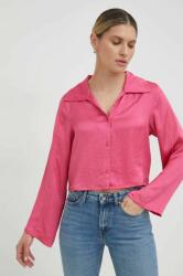 American Vintage ing női, galléros, rózsaszín, regular - rózsaszín L